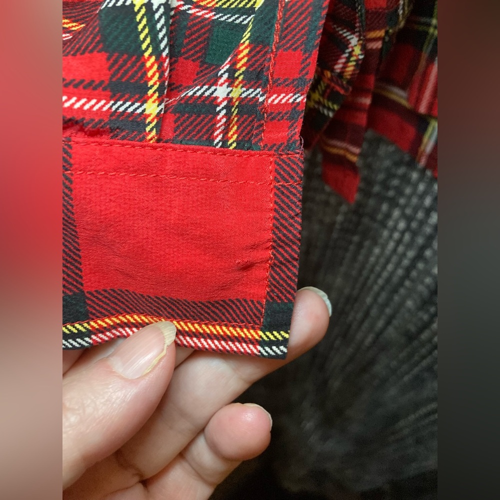 Pendleton Red and Green Plaid Shirt - Picture 5 of 11